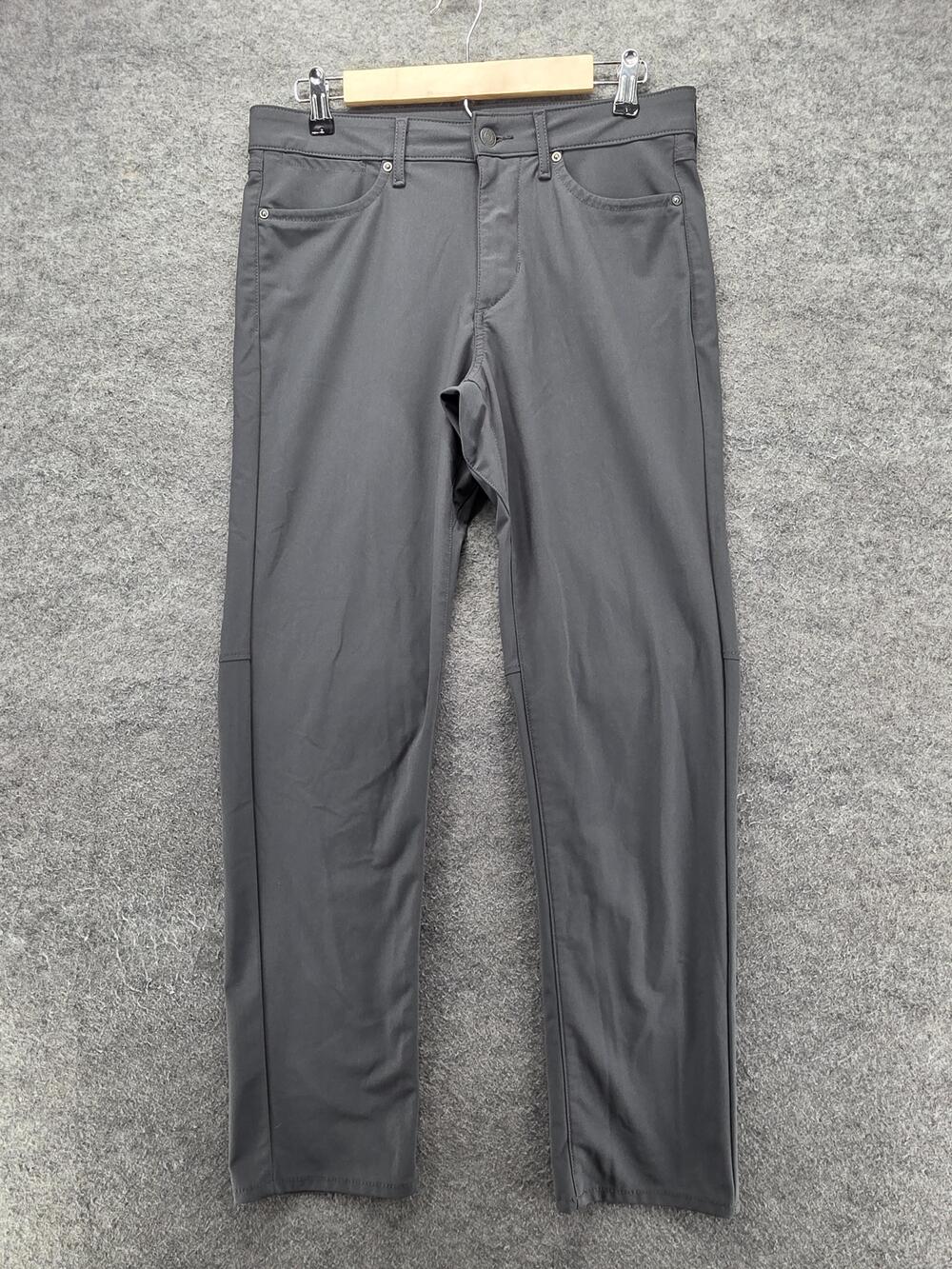 American Eagle Outfitters Pants Mens 30x32 Gray Chino 5 Pocket Casual Polyester